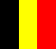 The national flag of Belgium