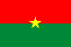 The national flag of Burkina Faso
