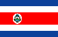 The national flag of Costa Rica