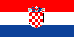 The national flag of Croatia