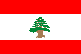 The national flag of Lebanon