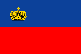 The national flag of Liechtenstein