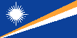 The national flag of Marshall Islands