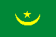 The national flag of Mauritania