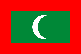 The national flag of Maldives