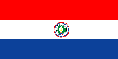 The national flag of Paraguay