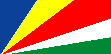 The national flag of Seychelles