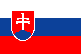 The national flag of Slovakia
