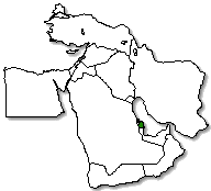 Bahrain is marked in green