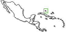 Bahamas, The is marked in green