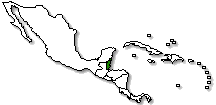 Belize is marked in green