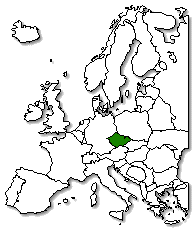 Czech Republic is marked in green