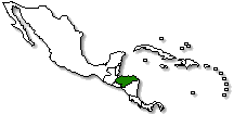 Honduras is marked in green