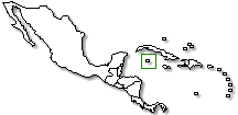 Cayman Islands is marked in green