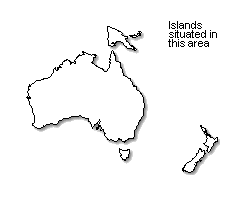 Nauru is marked in green