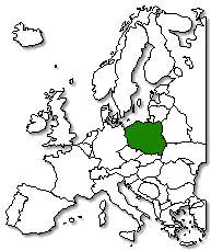 Poland is marked in green
