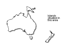 Samoa is marked in green